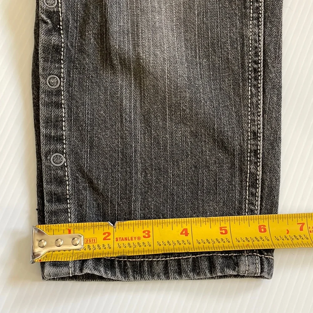 Gymboree faded black denim bib overalls.  Size 18-24 months